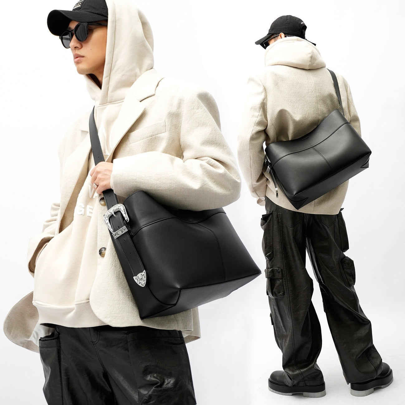 Large Silver Bag