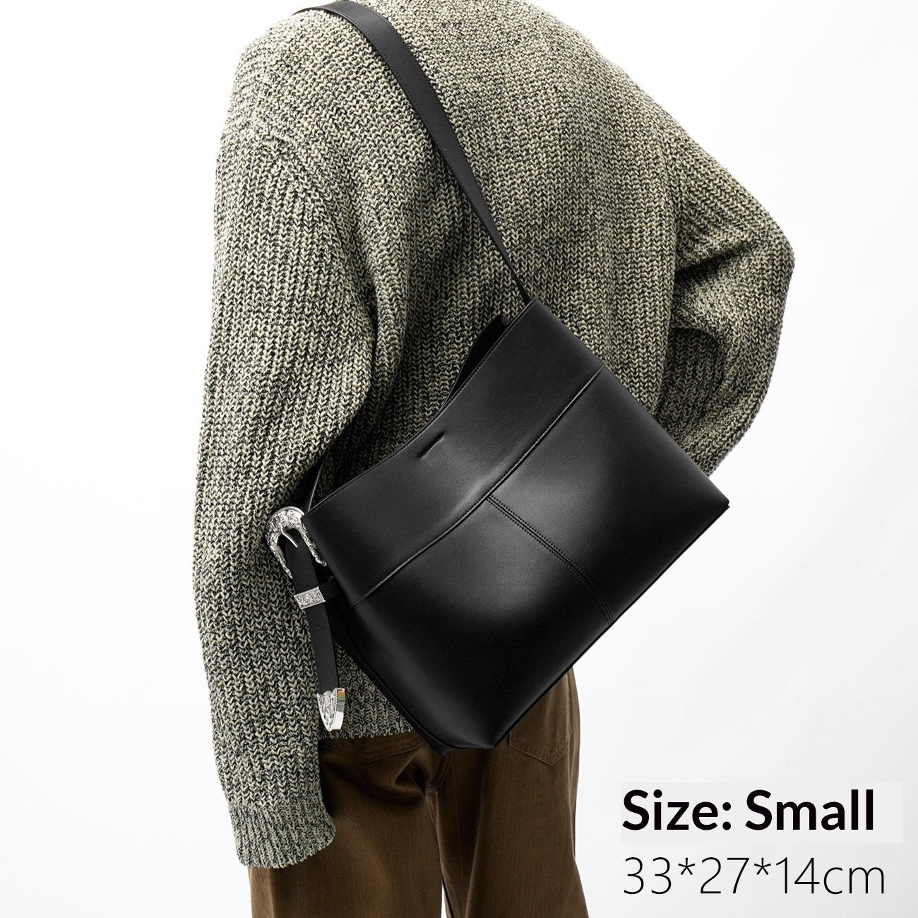 Large Silver Bag